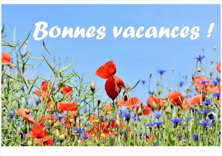 Bonnes vacances aux enfants et bon repos ! Ecole primaire publique "Les fougères"
